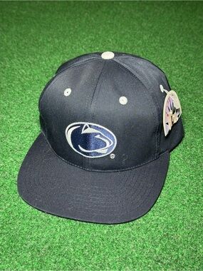 Vintage 90s Penn State Nittany Lions SnapBack Hat, Brand New With Tags College